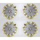 Mecanum Omni Directional Wheel Set ( 4 Pieces)-203mm 